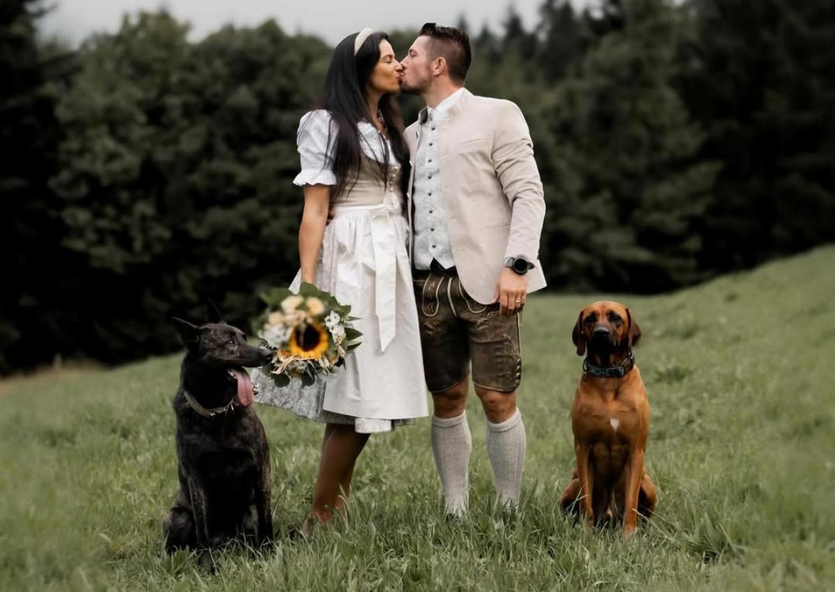 Happily married again: Marcel Hirscher © rominab.fotografie / Social Media