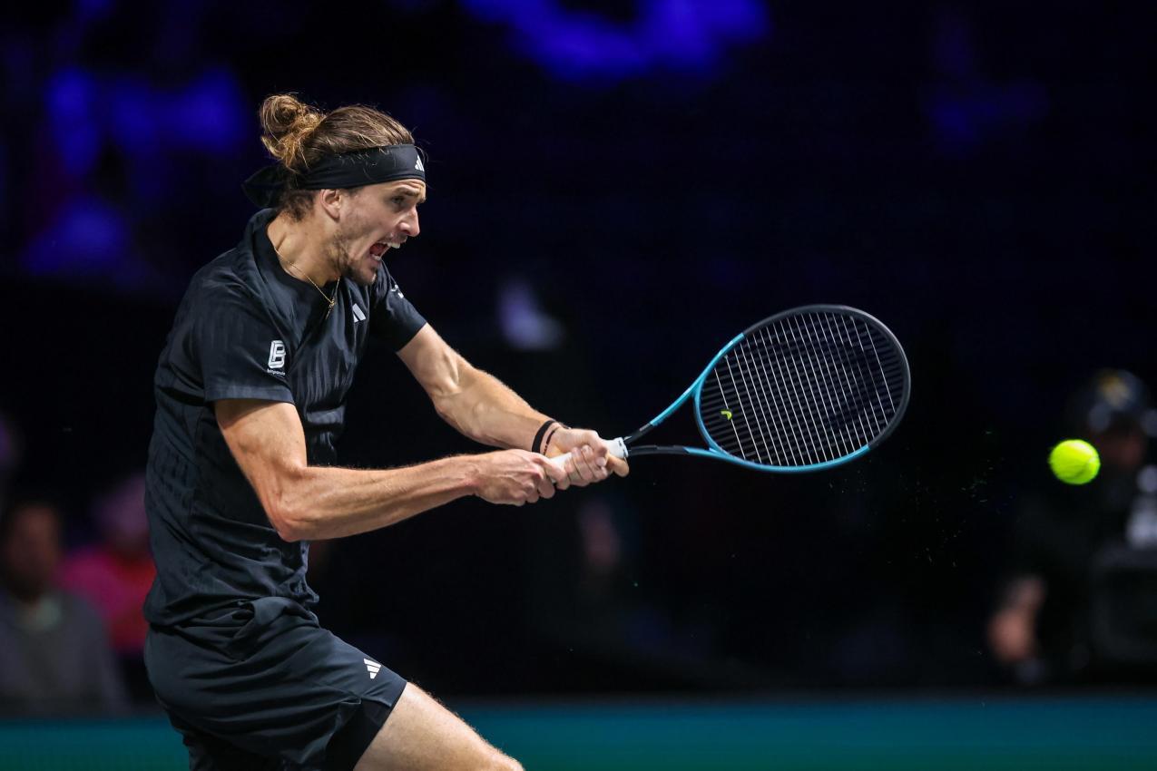 Alexander Zverev ist eine Runde weiter. © ANSA / CHRISTOPHE PETIT TESSON