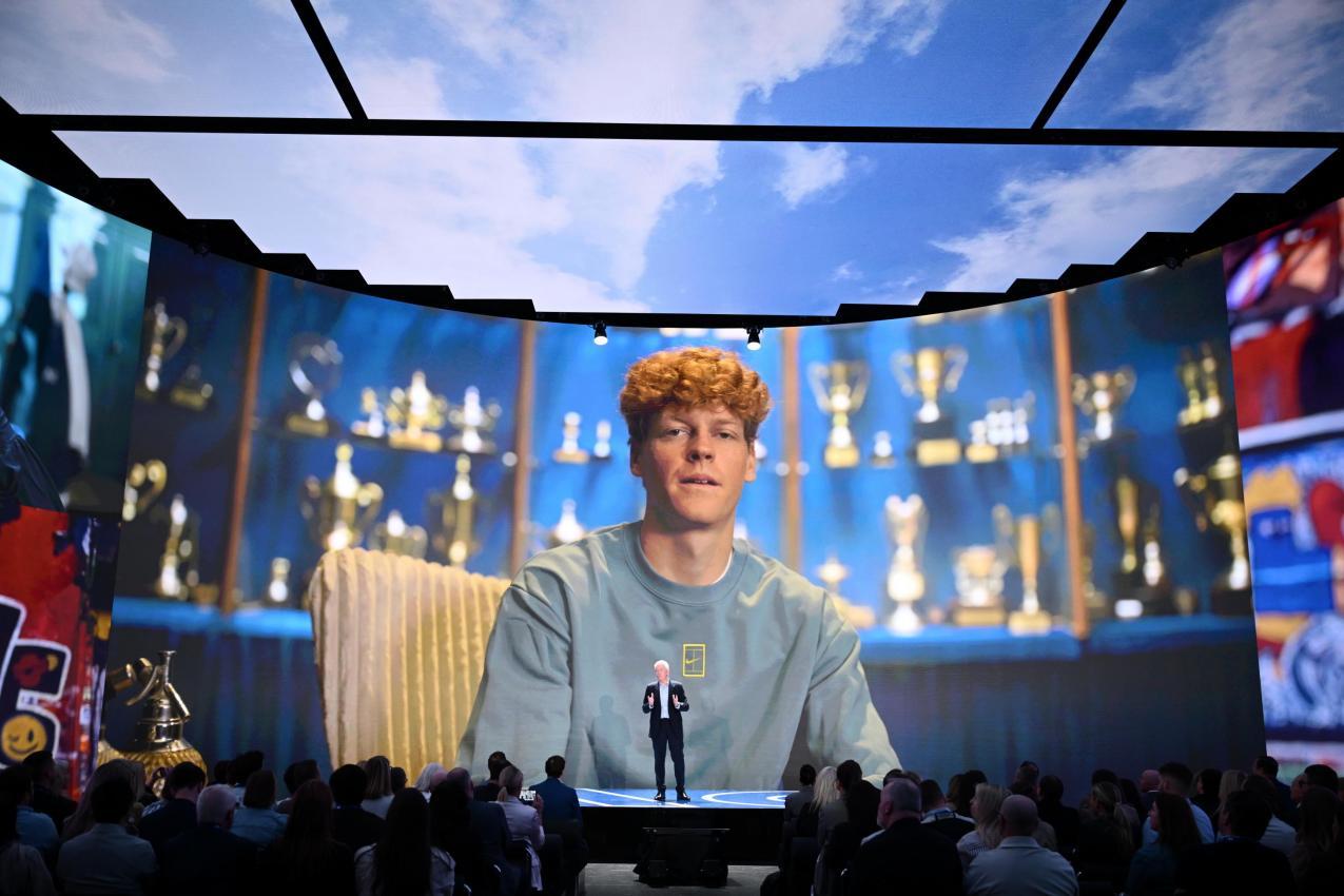 Craig Tiley, der CEO der Australian Open, bei der Präsentation des Grand-Slam-Turniers und des neuen kuriosen Formats. © ANSA / JOEL CARRETT