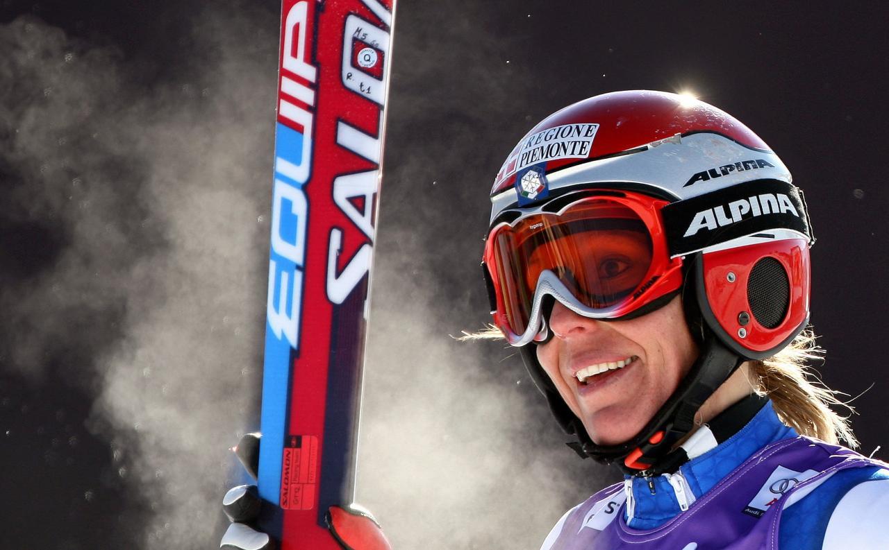 Daniela Ceccarelli kürte sich 2002 zur Olympiasiegerin. © AFP / OLIVIER MORIN