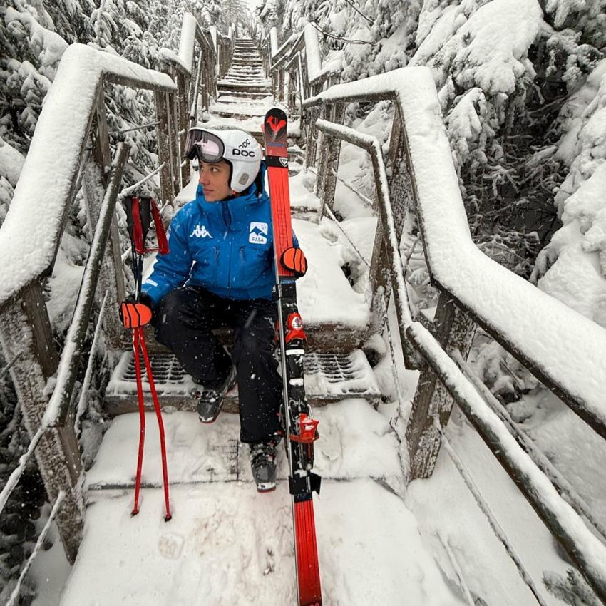 Francesca Baruzzi Farriol has been skiing since her early childhood. © Instagram / @franbaruzzi