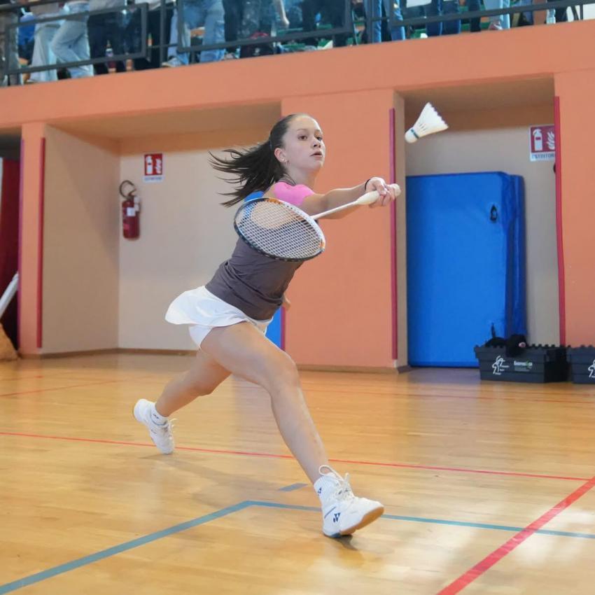 Franzi Hellrigl in Aktion.