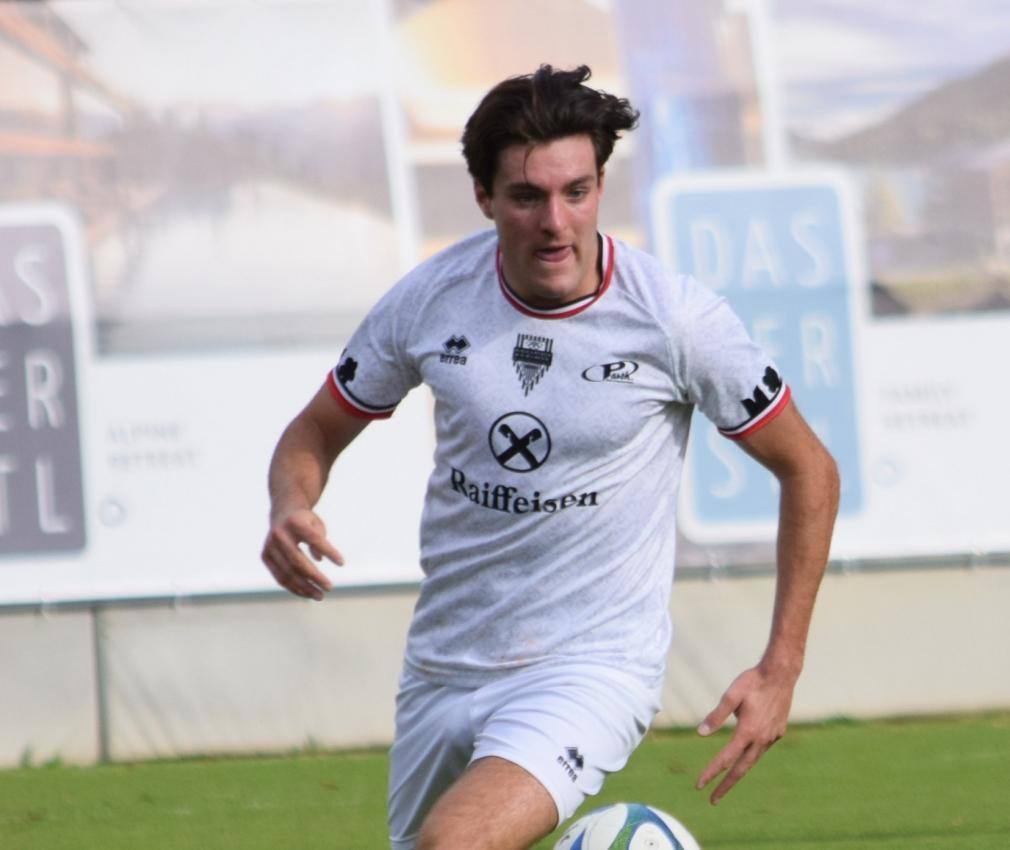 Hannes Oberhofer, unermüdlicher Arbeiter im Latscher Mittelfeld. © Sarah Mitterer