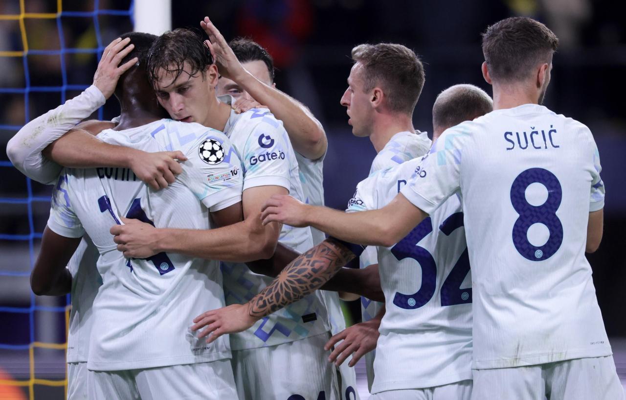 Inter left nothing to chance. © ANSA / OLIVIER MATTHYS