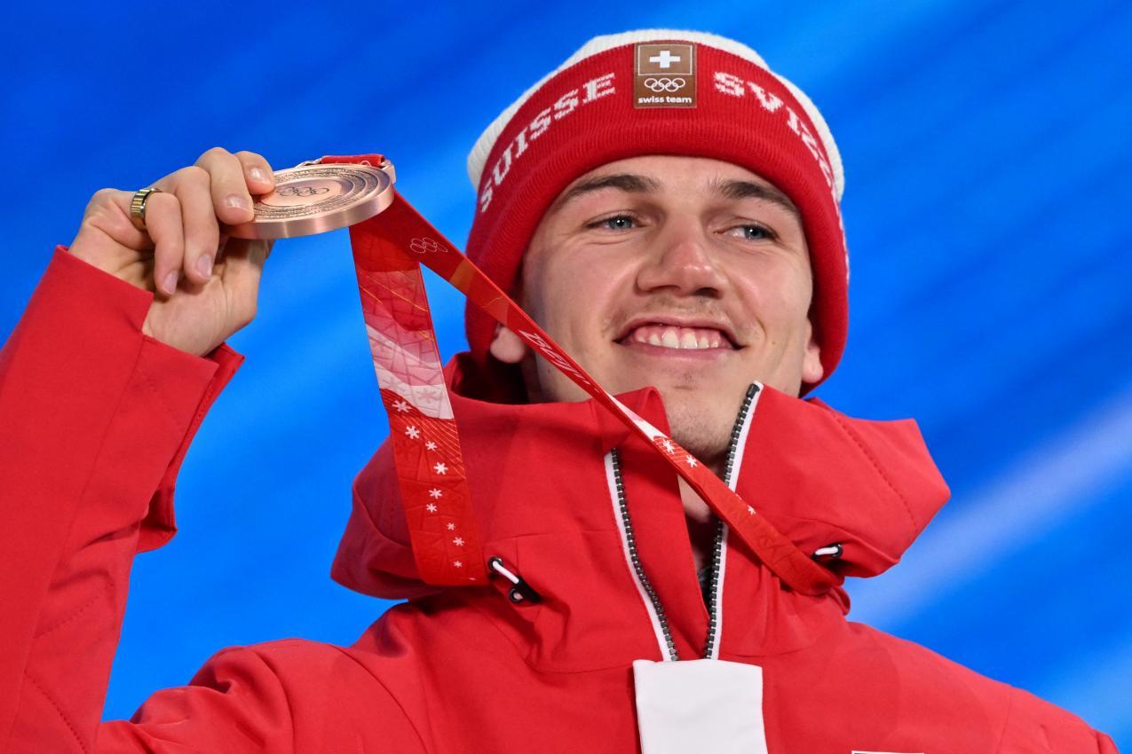 Jan Scherrer gewann 2022 die Bronzemedaille. © AFP / BEN STANSALL