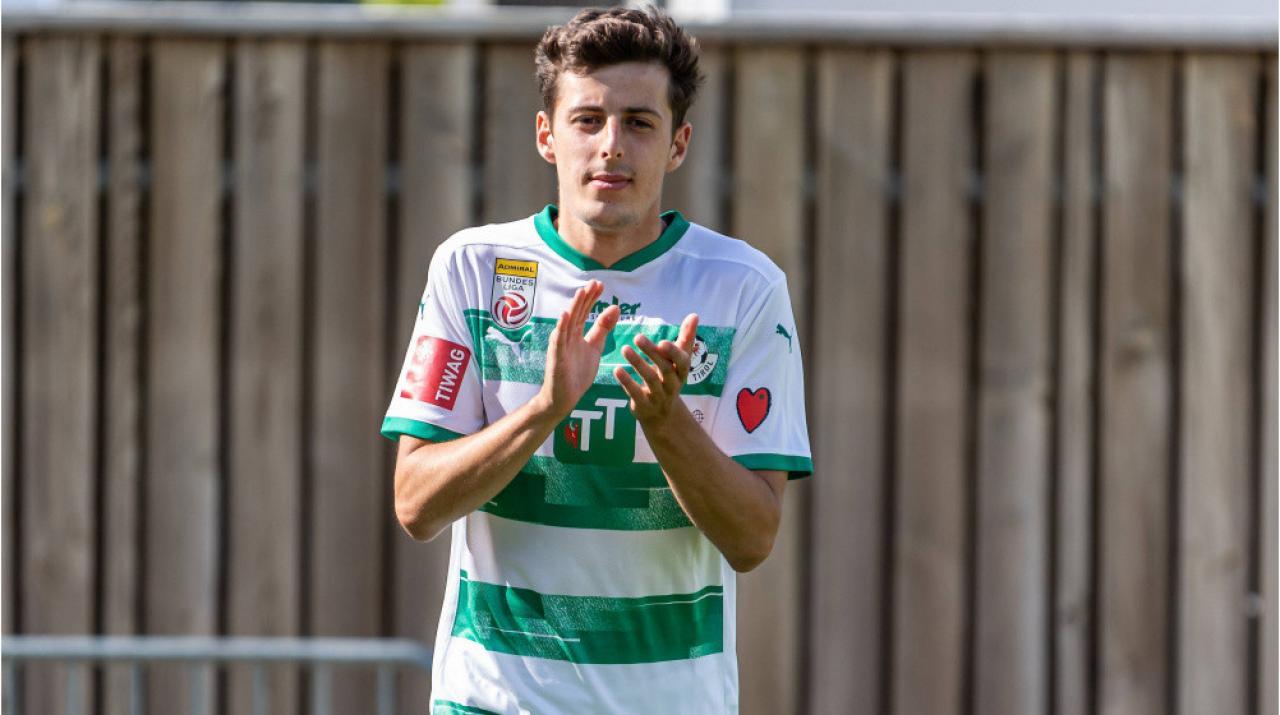 Kilian Bauernfeind took his first professional steps at WSG Tirol in Wattens. © transfermarkt.at