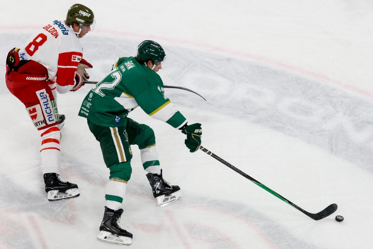 Max Gildon und der HCB taten sich in Budapest schwer.