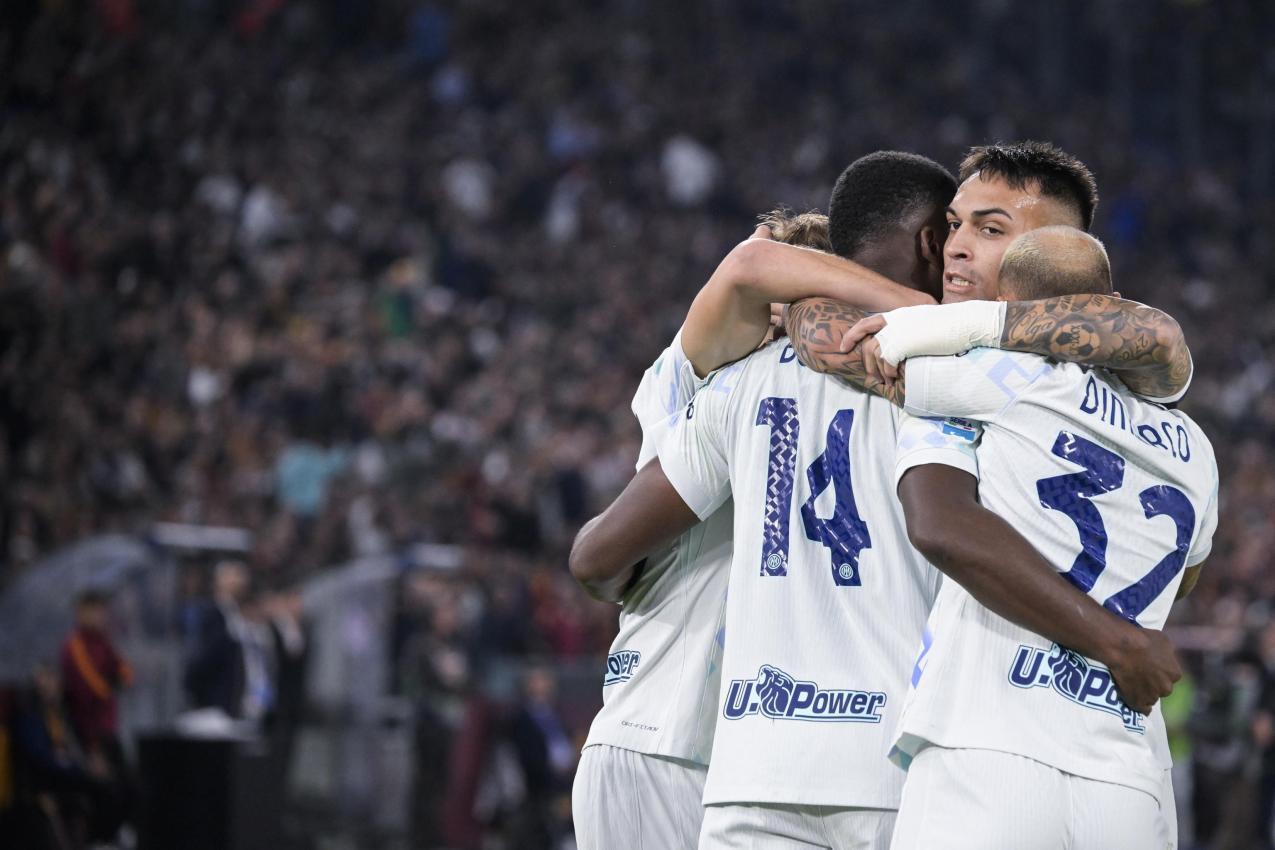 After the important victory in Rome, Inter are looking to celebrate again in the Champions League. © ANSA / Riccardo Antimiani