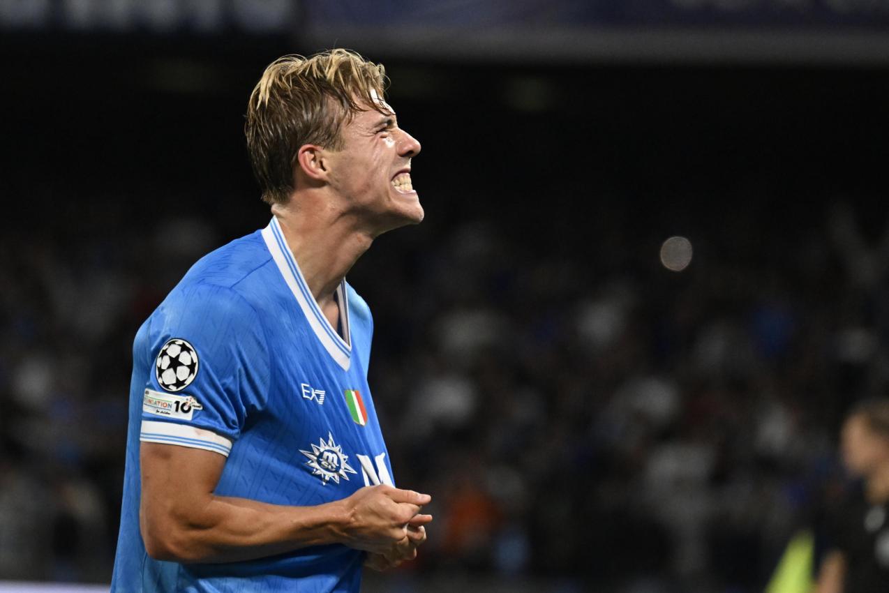 Rasmus Hojlund a été élu homme du match de Naples. © ANSA / CIRO FUSCO