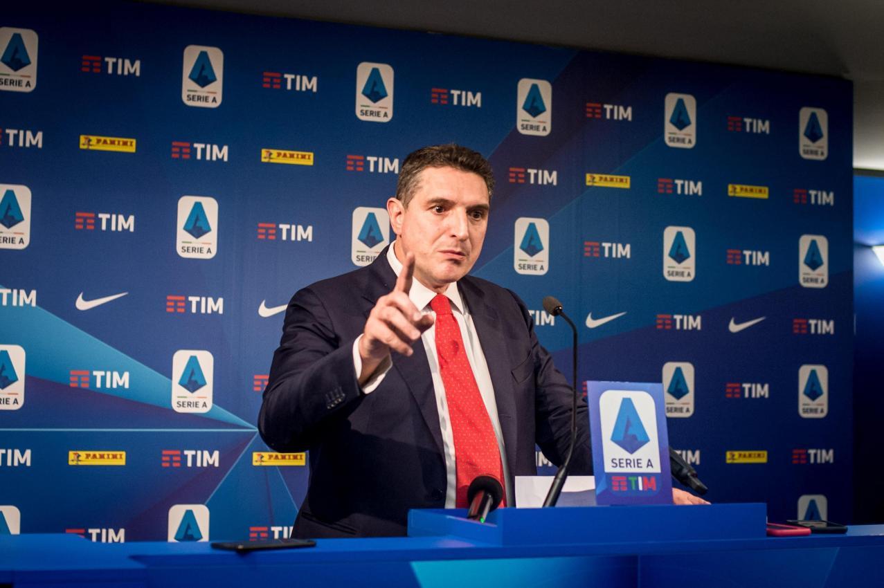 Serie A CEO Luigi De Siervo defended the plans. © ANSA / FOTOGRAMMA/CARLO COZZOLI