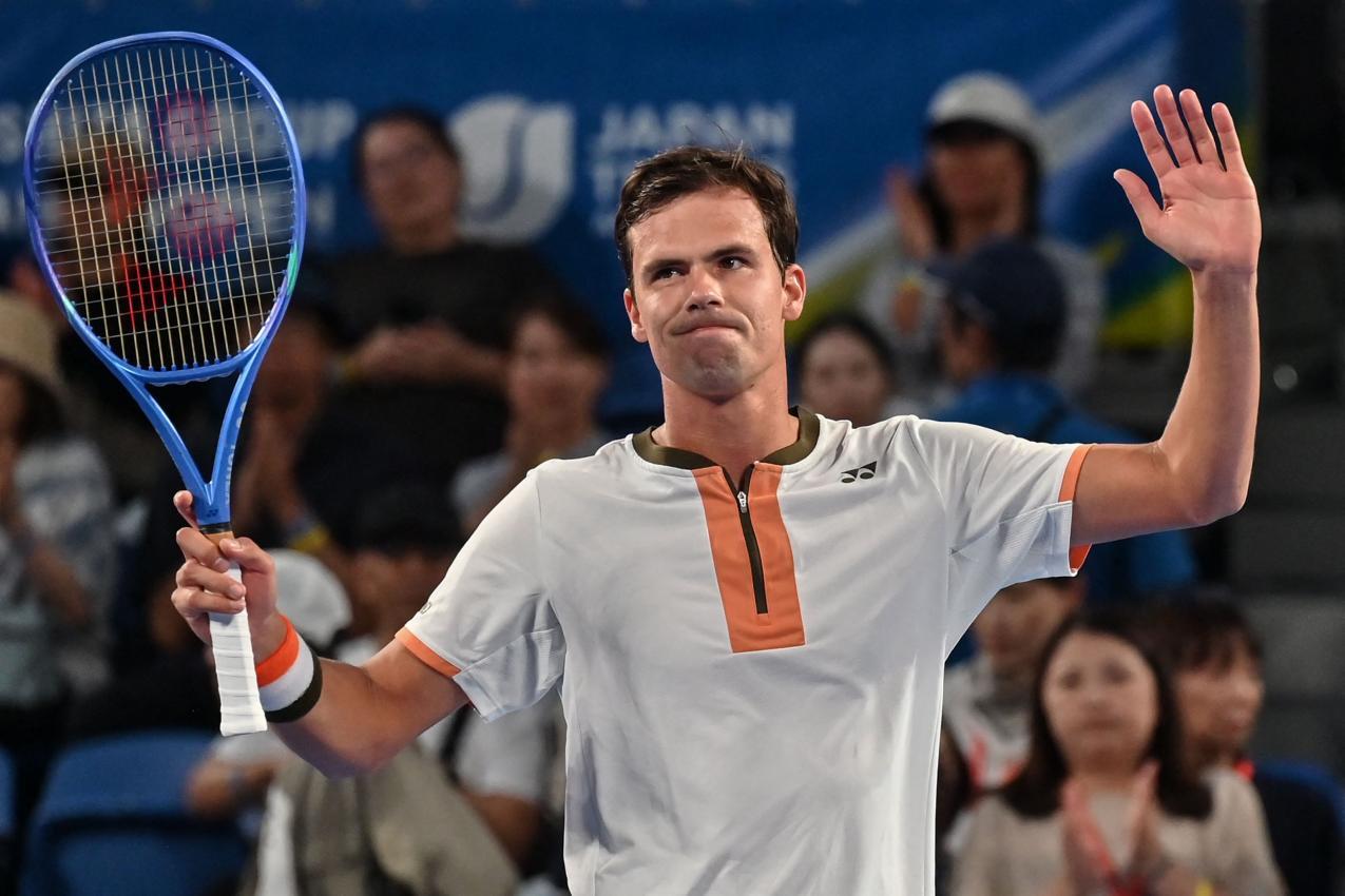 Sinner bekommt es in Shanghai mit Daniel Altmaier zu tun. © APA/afp / RICHARD A. BROOKS