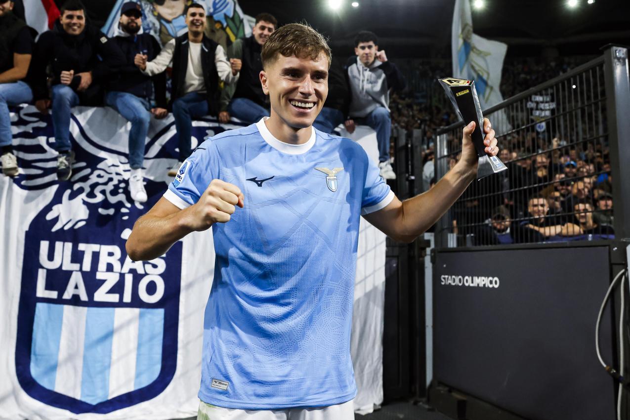 Toma Basic war Lazios Matchwinner. © ANSA / ANGELO CARCONI