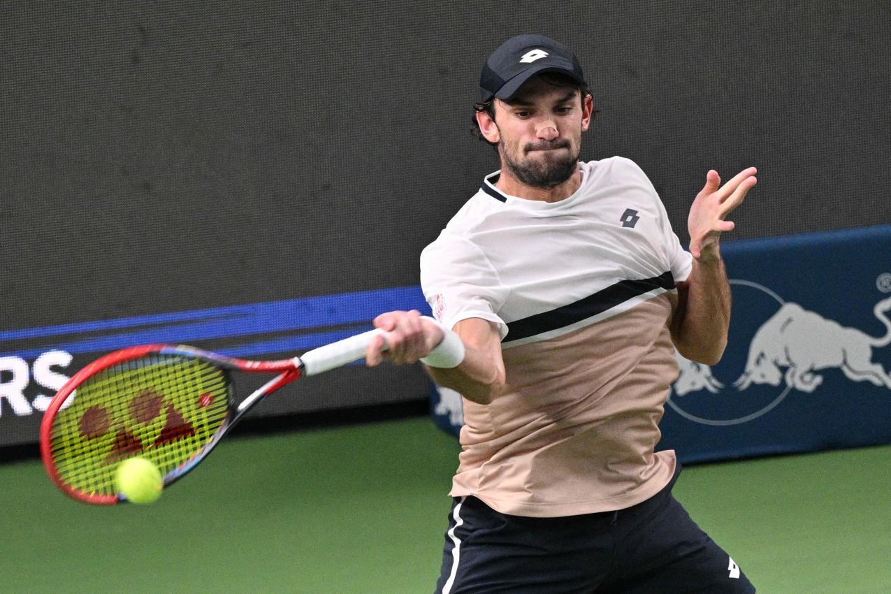 Valentin Vacherot sorgte für die Sensation. © APA/afp / HECTOR RETAMAL