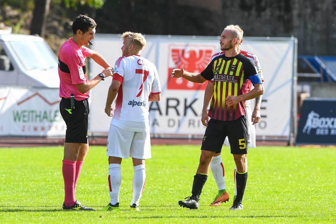 Virtus Bassano lors de ses anciennes journées de Serie C contre le FC Südtirol et Michael Cia. © DLife_LO