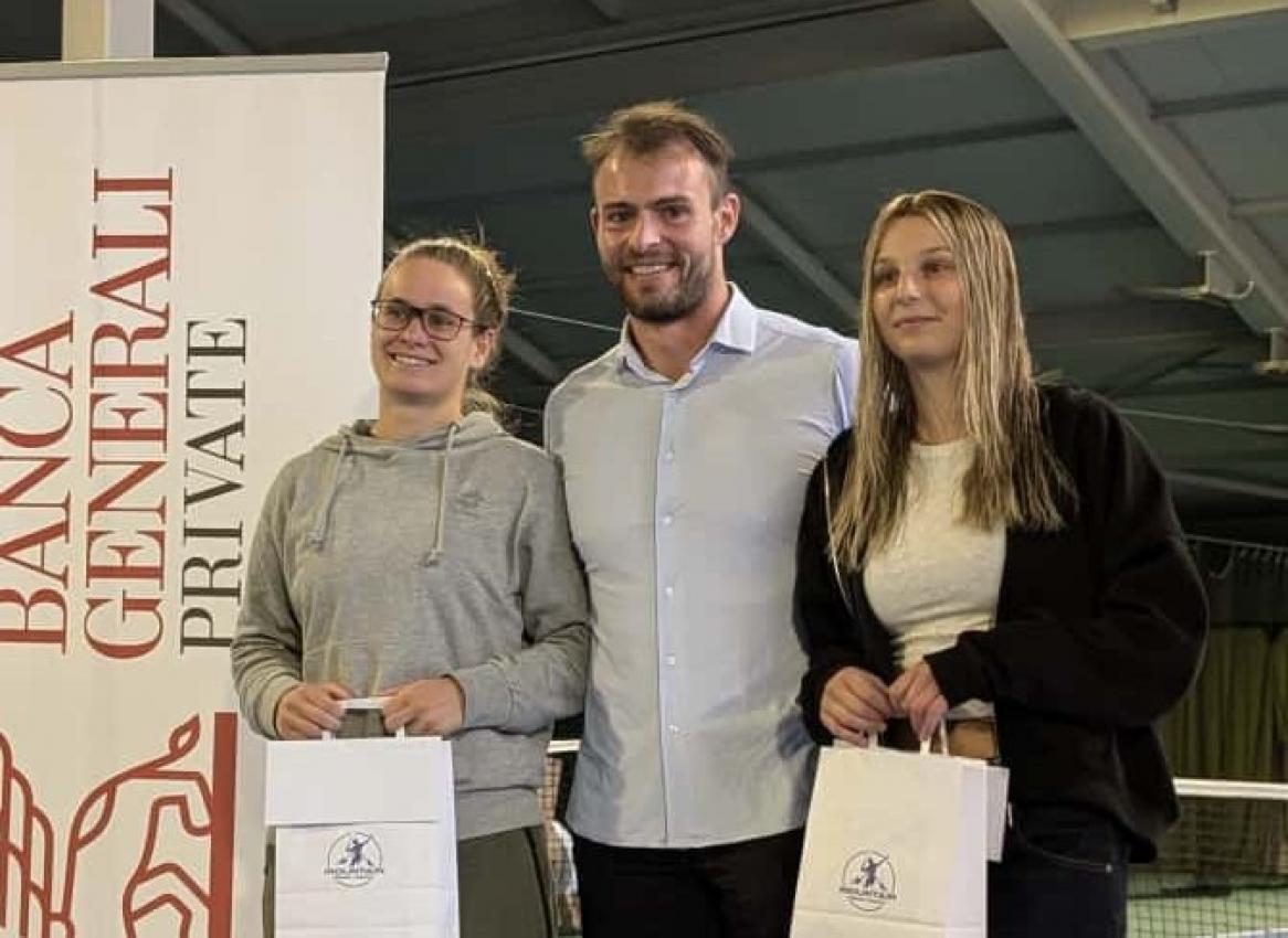 Von links, Marion Viertler, Ivan Rossi (Banca Generali) und Lisa Peer.