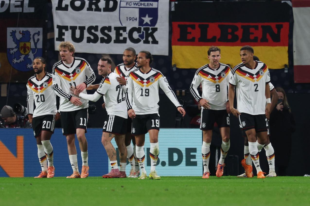 Die DFB-Elf marschiert wiedererstarkt in Richtung WM. © ANSA / FILIP SINGER