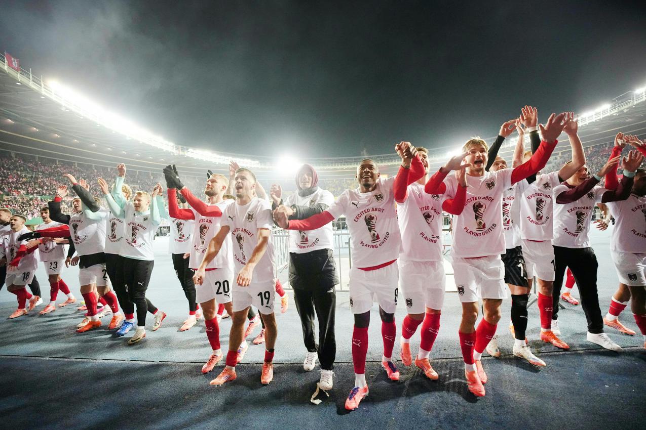 Erstmals seit 1998 wird Österreich im kommenden Sommer an einer Fußball-WM teilnehmen. © APA / GEORG HOCHMUTH