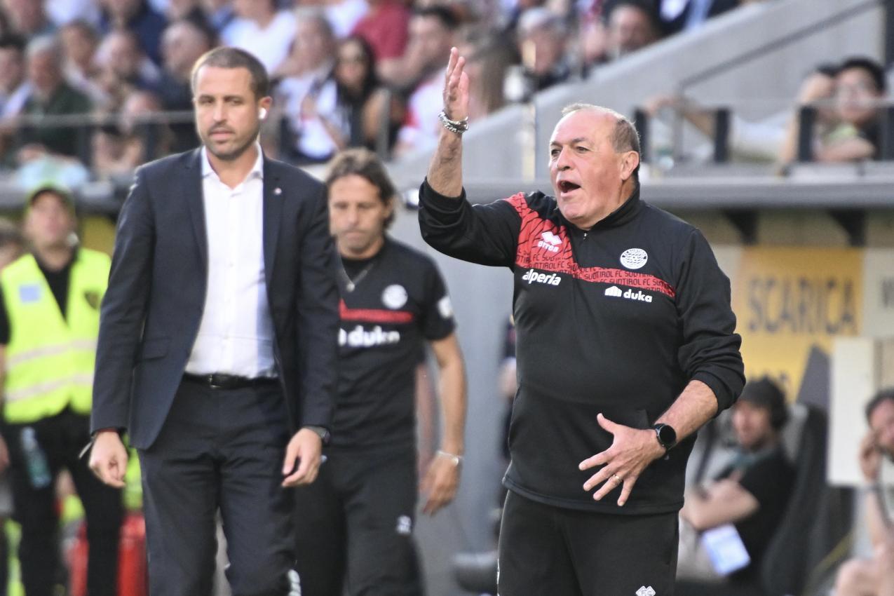 Fabrizio Castori (rechts) steht unter Druck. © Luca Ognibeni