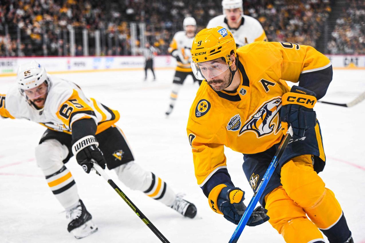 Filip Forsberg und Co. beendeten eine Negativserie. © APA/afp / JONATHAN NACKSTRAND