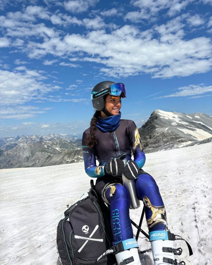 Giada d'Antonio a stupéfié le monde du ski. © Instagram / giadadantonio_