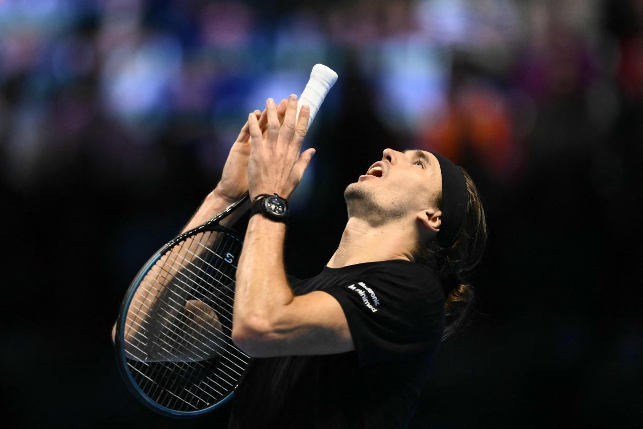 Haderte mit der Chancenauswertung: Alexander Zverev © APA/afp / MARCO BERTORELLO