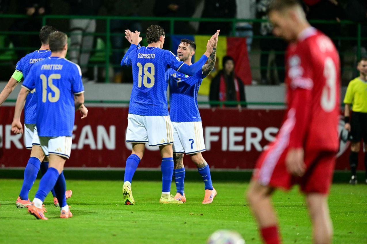 L'Italie a eu du mal à remporter une victoire contre la Moldavie. © APA/afp / DANIEL MIHAILESCU