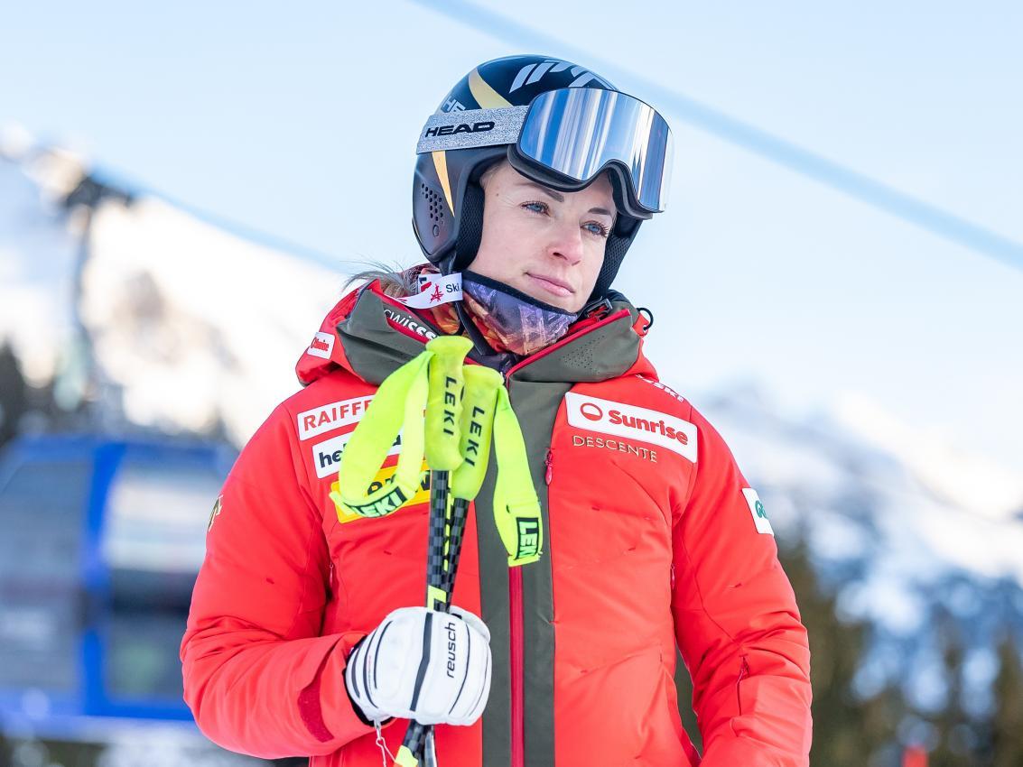 Lara Gut-Behrami a été blessée. ©APA / EXPA/JOHANN GRODER