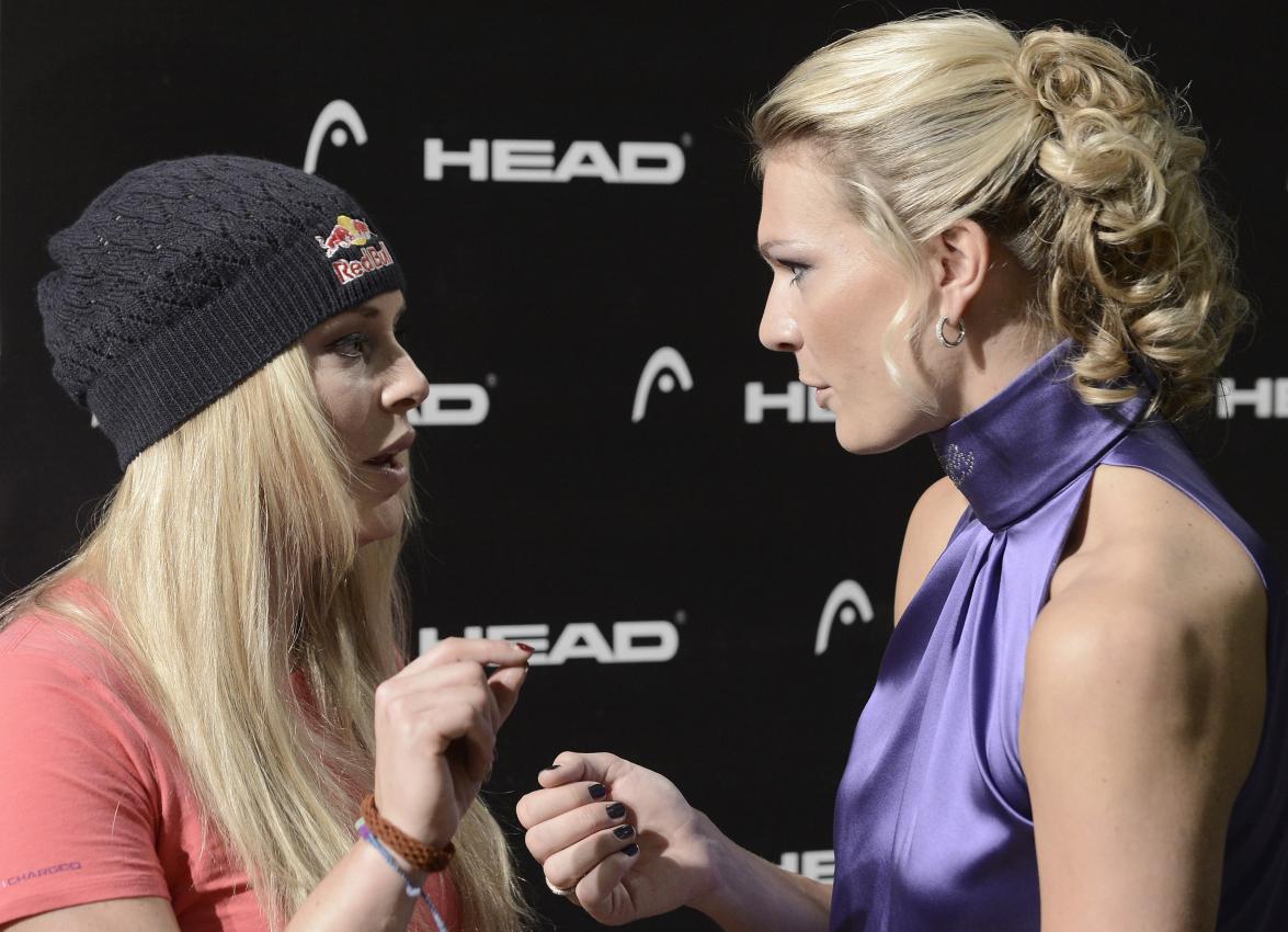 Lindsey Vonn (links) und Maria Riesch waren einst befreundet. © APA / HANS KLAUS TECHT