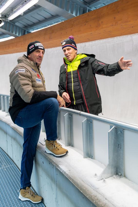 ÖRV-Präsident Markus Prock (links) und FIL-Funktionär Thomas Schwab. © APA / EXPA/JOHANN GRODER