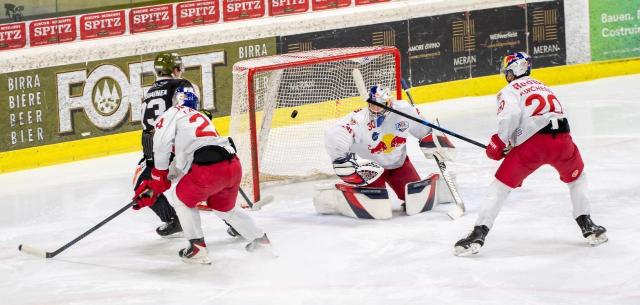 Rasmus Nousiainen brachte Meran mit seinem zweiten Saisontor mit 1:0 in Führung. © BK Photo