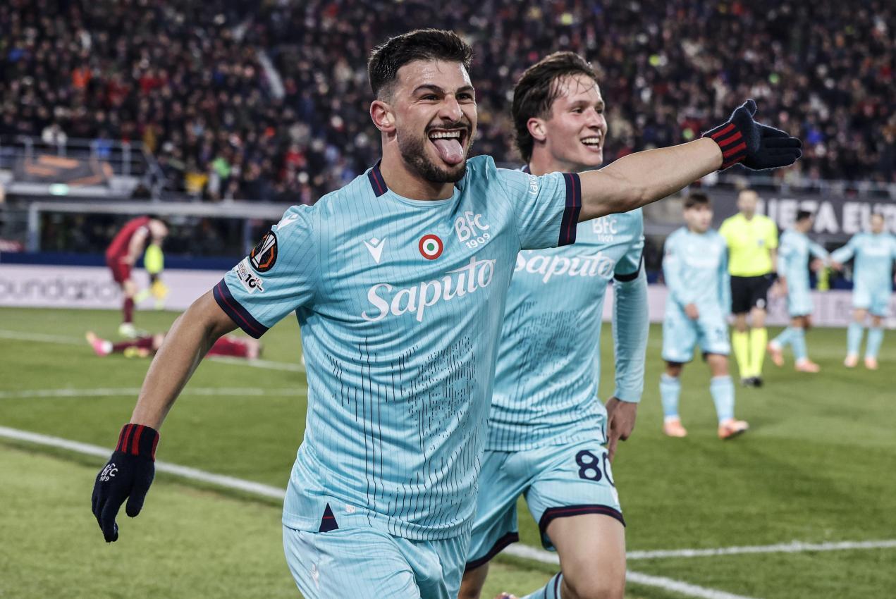 Riccardo Orsolini scored for Bologna. © ANSA / ELISABETTA BARACCHI