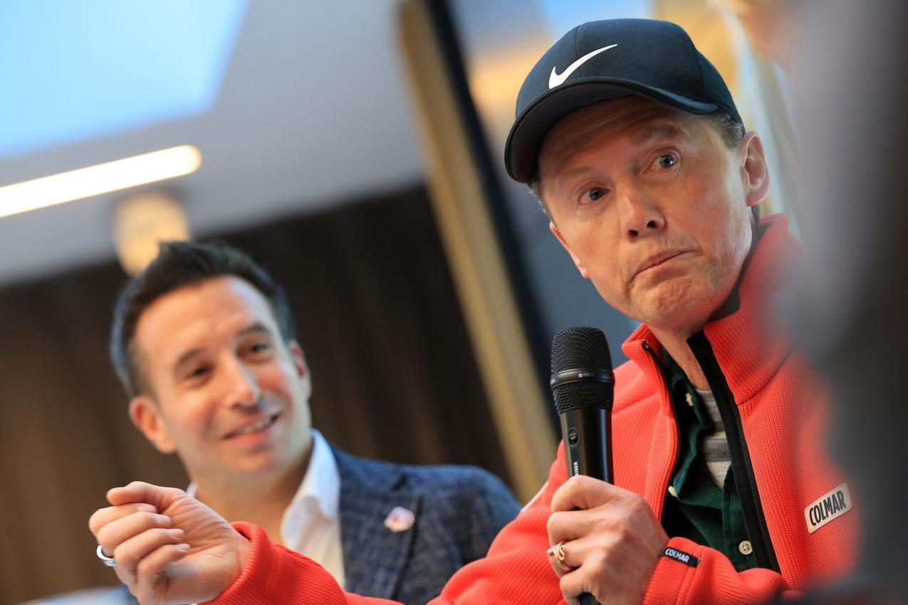 Roberto Erlacher told interesting anecdotes. © Pierre Teyssot / Pierre Teyssot