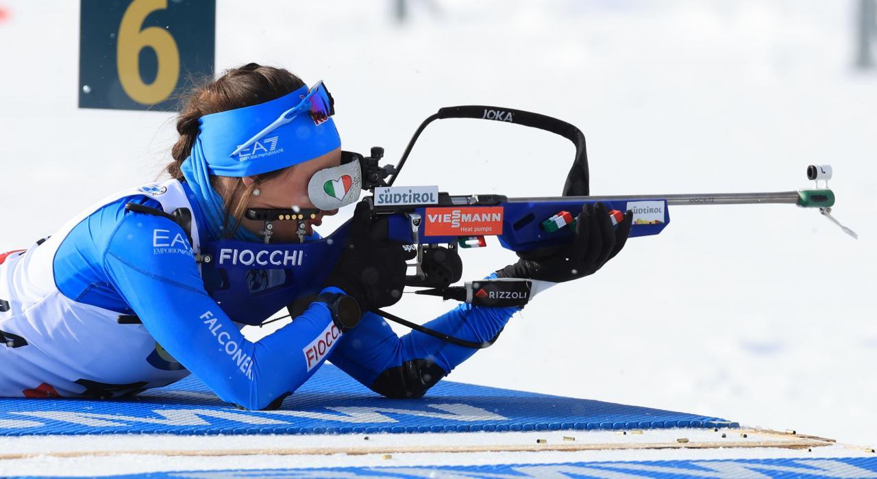 Dorothea Wierer geht in ihren letzten Winter als Biathletin. © Pierre Teyssot / Pentaphoto