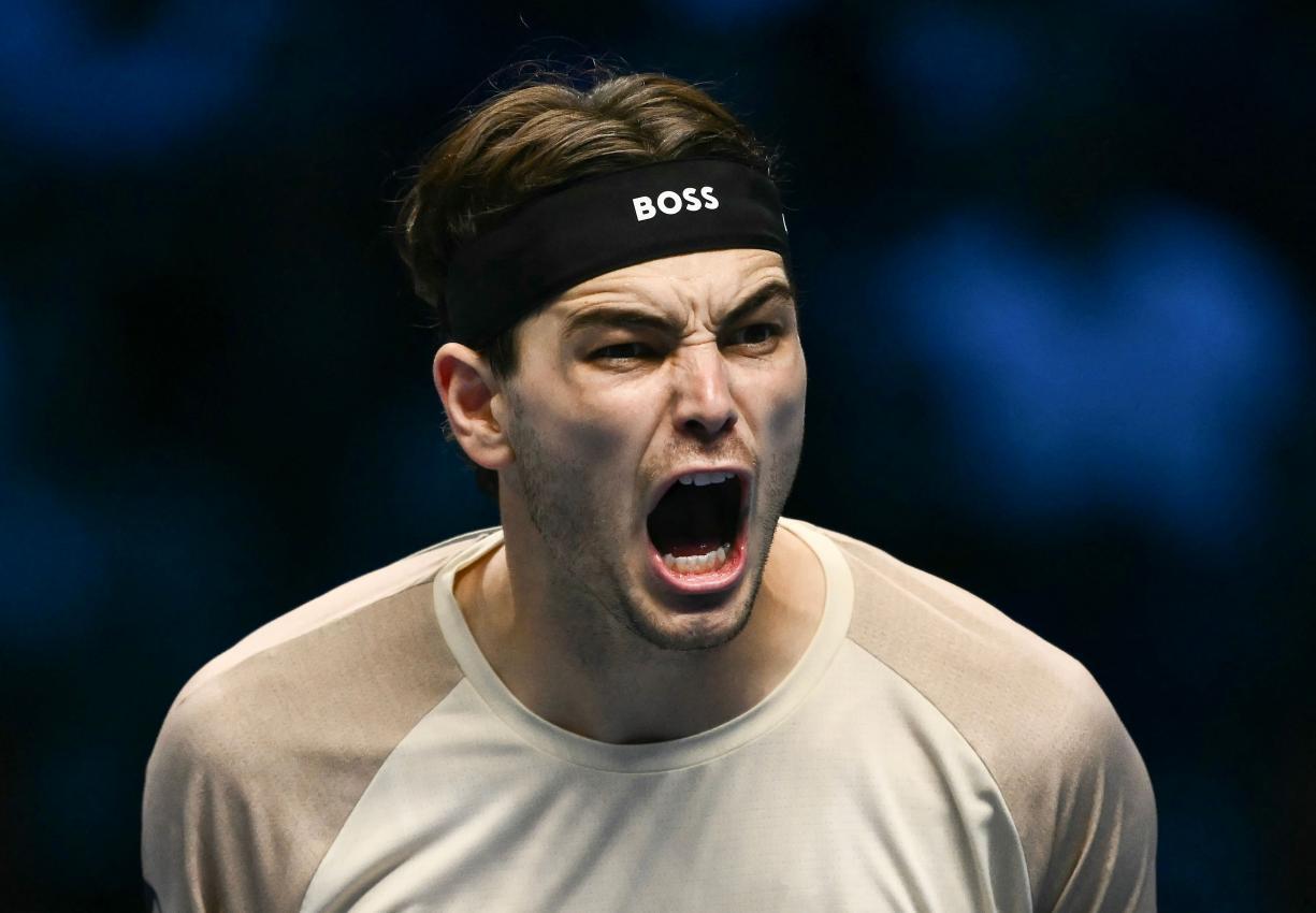 Taylor Fritz gewann sein Auftaktmatch. © APA/afp / MARCO BERTORELLO