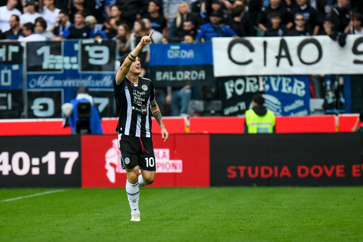 Udineses Niccolò Zaniolo befindet sich seit Wochen in Torlaune. © ANSA / Ettore Griffoni