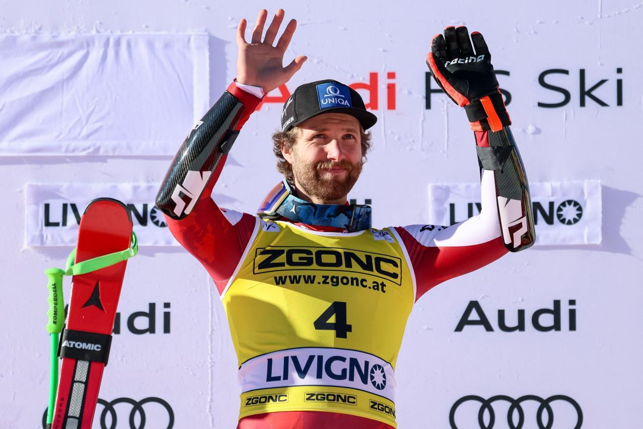 Auch Marco Schwarz lässt den ÖSV zurzeit träumen. © APA/afp / ANDREA SOLERO