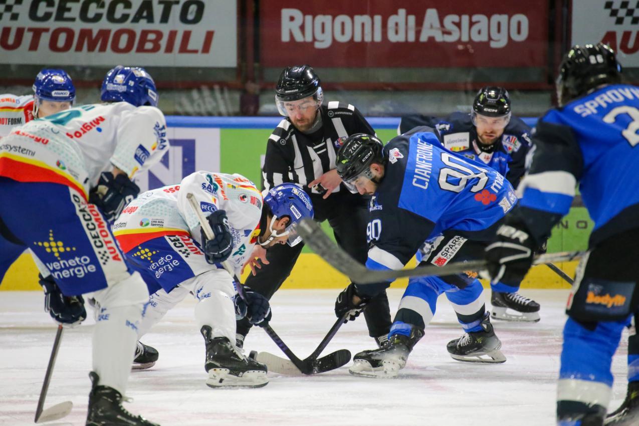 Bryson Cianfrone and his teammates stood no chance in Asiago. © Serena Fantini