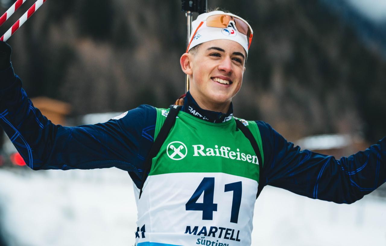 Camille Grataloup-Manissole gewann bei den Herren. © Josef Plaickner / Biathlon Martell