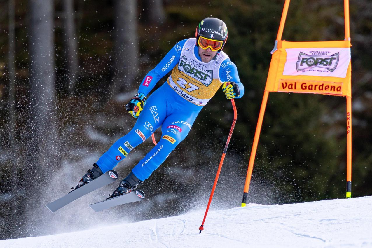 Christof Innerhofer fiel nach einem Fehler weit zurück. © ANSA / ANDREA SOLERO