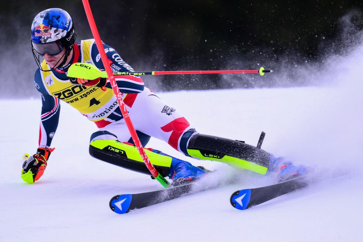 Clement Noel: Halbzeitführender aus Frankreich. © APA/afp / STEFANO RELLANDINI