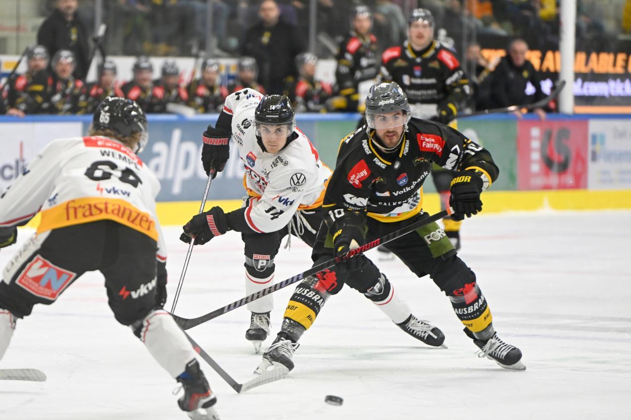 HC Pustertal hosts Pioneers Vorarlberg on New Year's Day. © HC Pustertal/Iwan Foppa