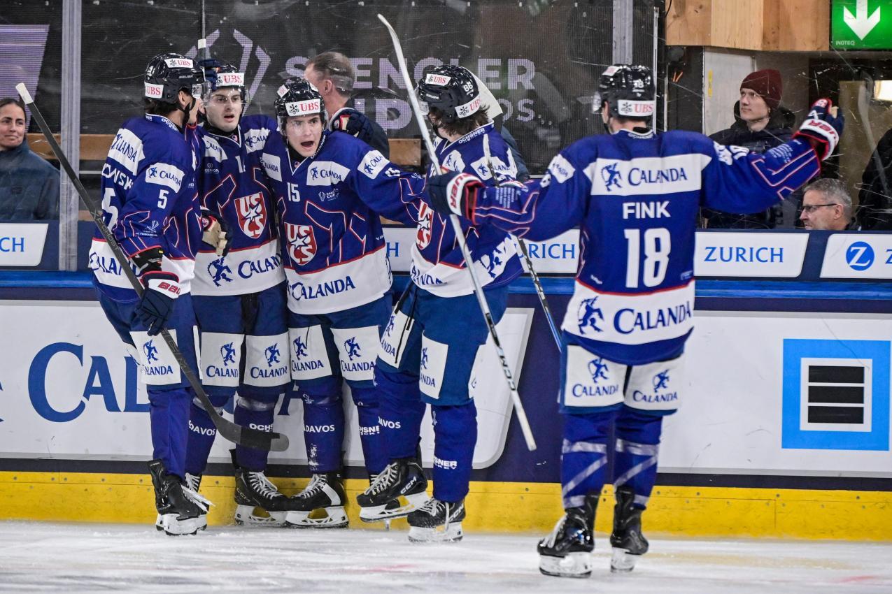 The College Selects are the surprise team of the Spengler Cup. © ANSA / MELANIE DUCHENE