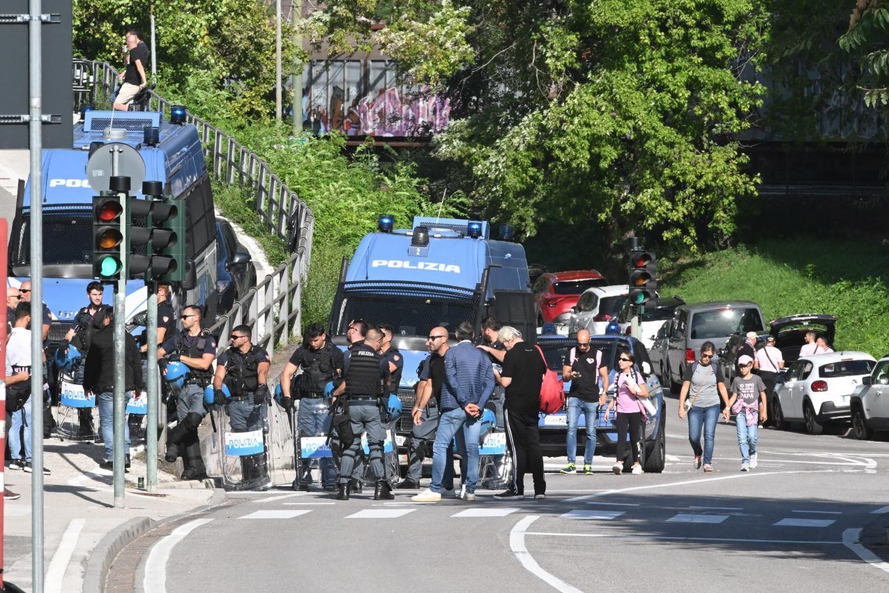 Die Polizei hatte einiges zu tun.