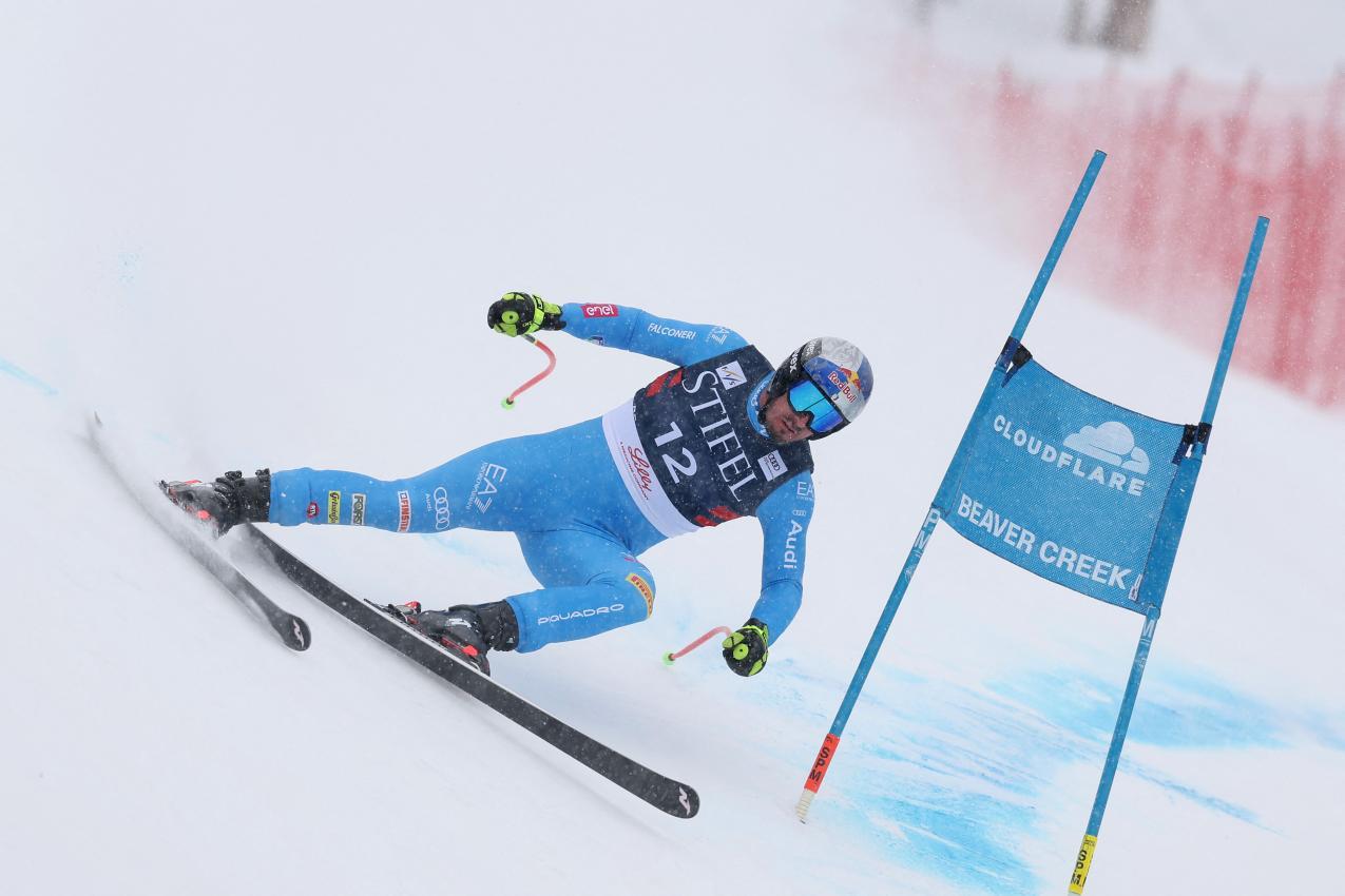 Dominik Paris schrammte als Vierter am Podest vorbei. © APA / CHRISTIAN PETERSEN