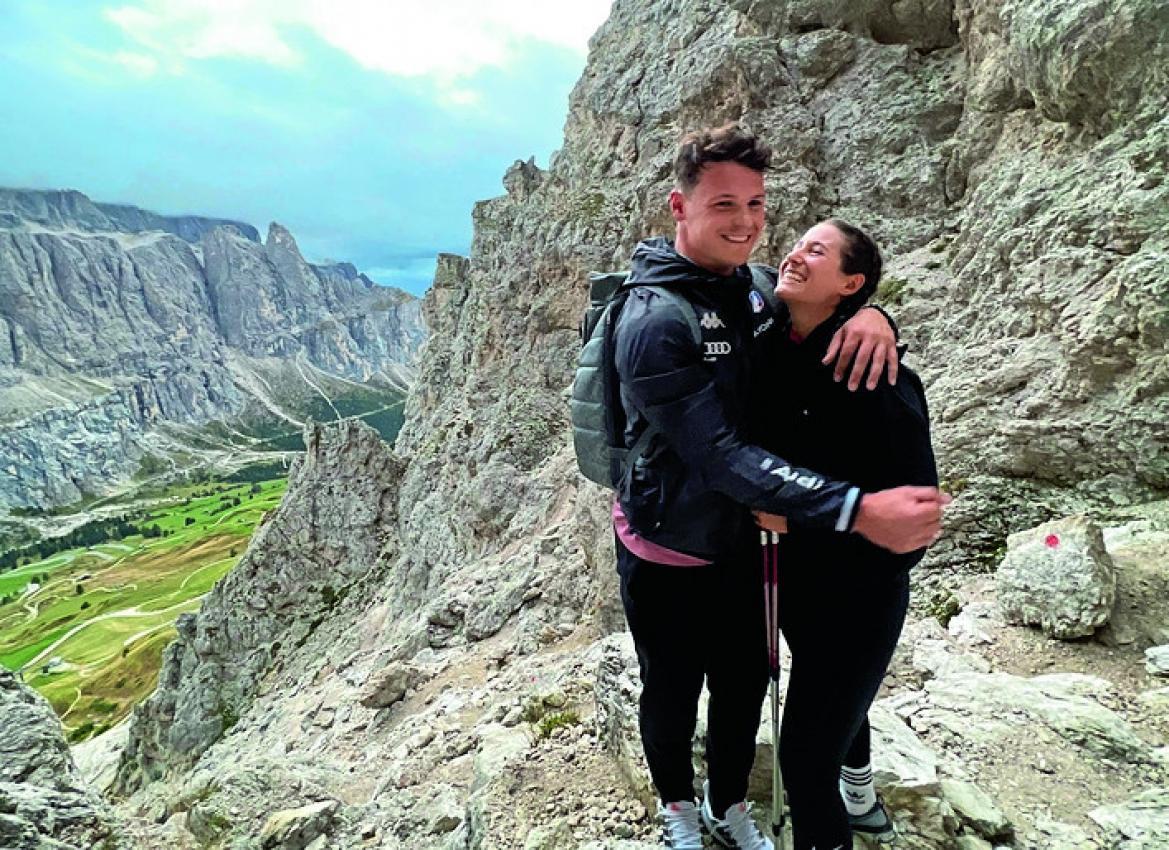 Dominik und Emily lieben die heimischen Berge.