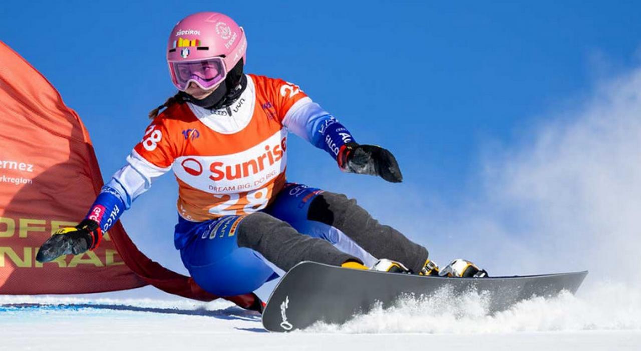 Jasmin Coratti feierte in Carazza ihren ersten Weltcupsieg. © Tobias Unterhofer / fisi