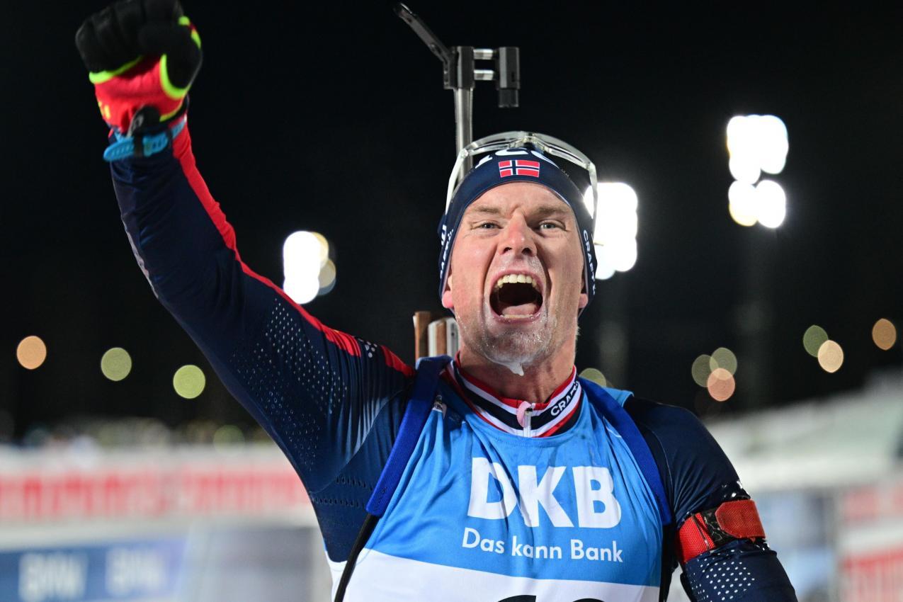 Johan-Olav Botn gewann am Mittwoch in Östersund. © ANSA / HANNA BRUNLOF