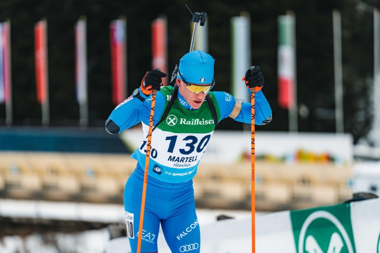 Julian Huber im Einsatz. © Biathlon Martell / Josef Plaickner