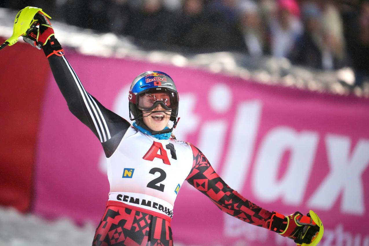 Lara Colturi durfte sich wieder über einen Podestplatz freuen. © APA / GEORG HOCHMUTH