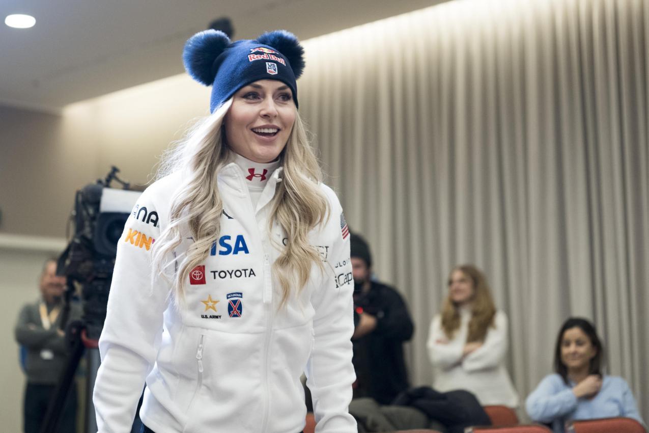 Lindsey Vonn wants to prove her critics wrong. © ANSA / CLAUDIO THOMA